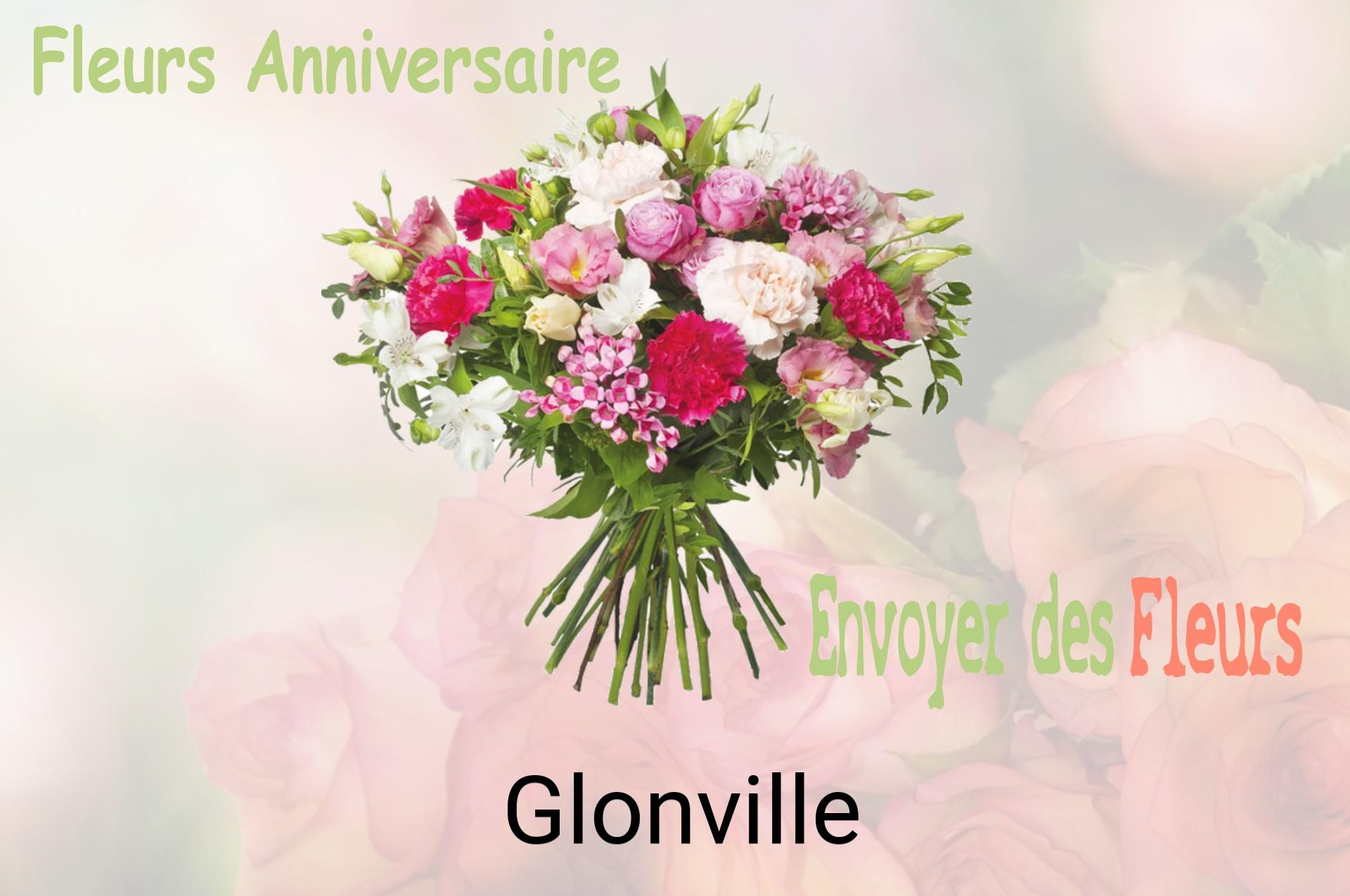 Bouquet de fleurs d’anniversaire livré à Glonville